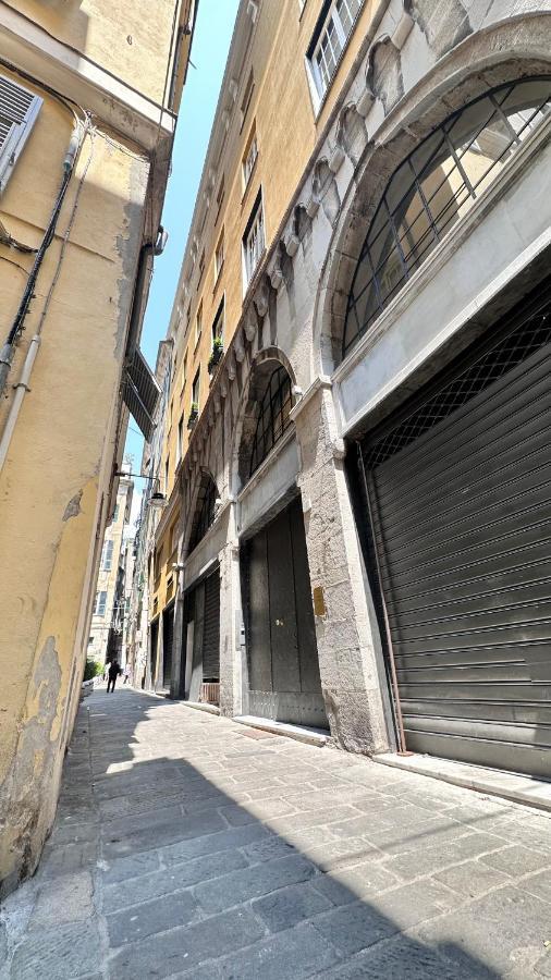 Centro Storico Caruggi 2Min Acquario Pellicceria Superior Loft Palazzo Rolli Appartement Genua Buitenkant foto